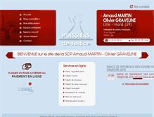 Tablet Screenshot of huissier-59-lille.fr